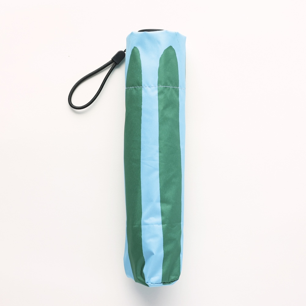 Goma Folding umbrella Bold Line Light Blue | 8000000works | エイト